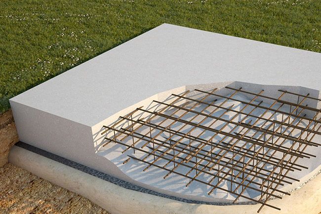 How to make a slab foundation correctly with your own hands